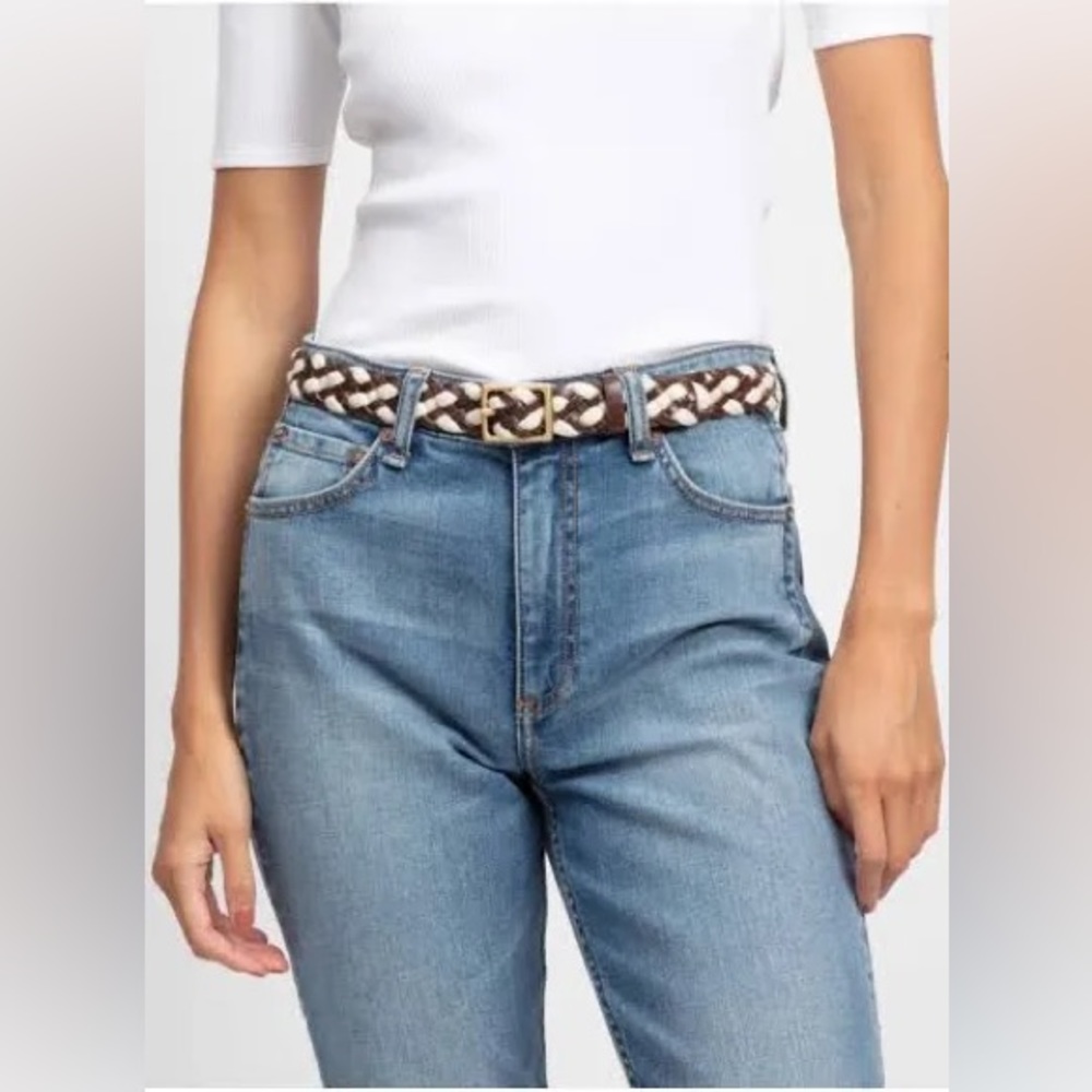 NWT Rag & Bone baby boyfriend woven belt